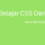 Belajar CSS : Panduan Tutorial Lengkap Dari Dasar