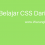 Pengenalan Dasar CSS : Coding Dasar CSS